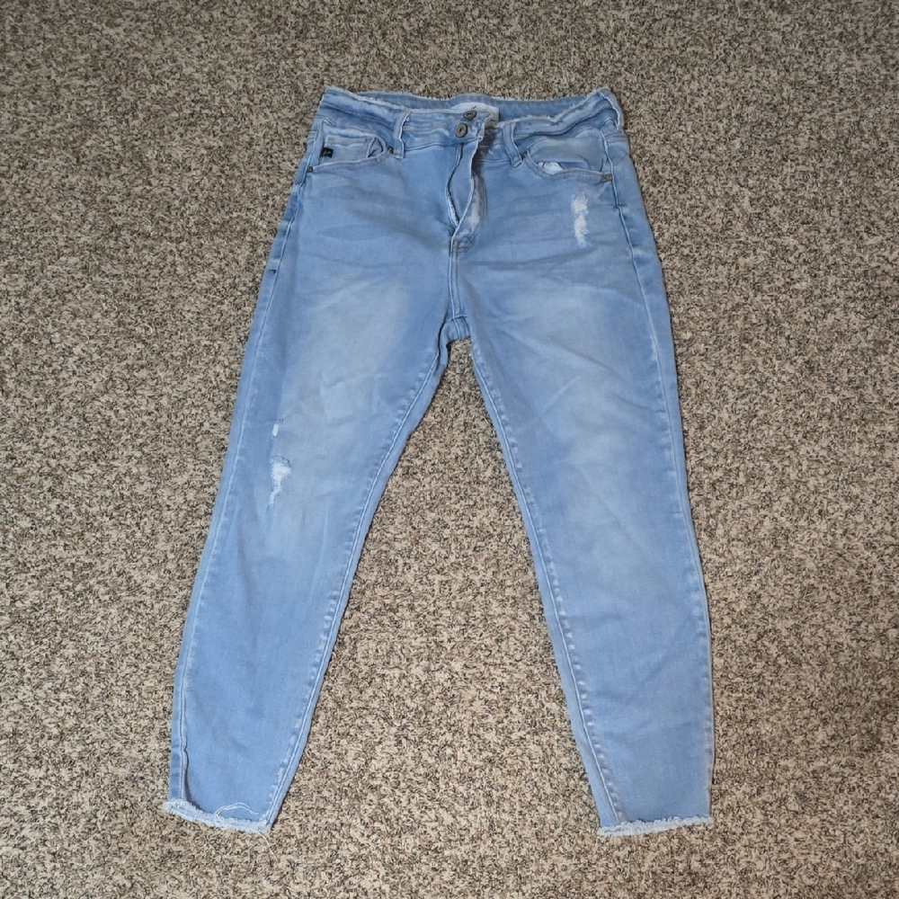 KanCan Sky Blue Ankle Jeans